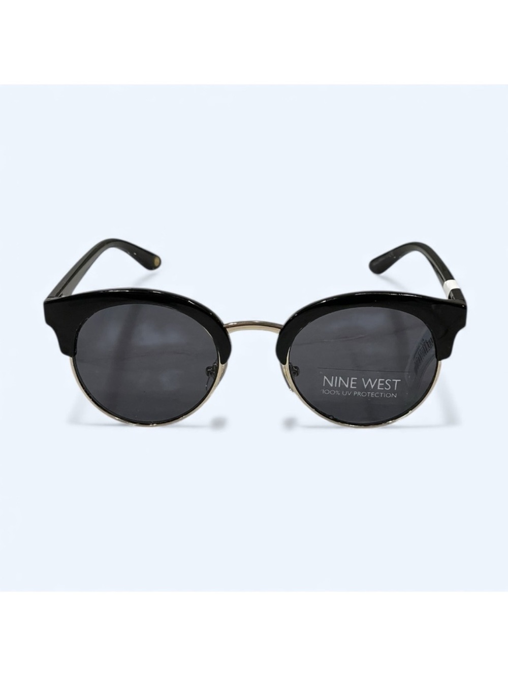 Nine West Round Black Sunglasses
